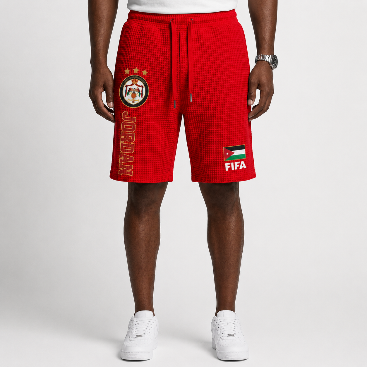 FIFA 2026 Jordan Printed Waffle Football Fan Shorts