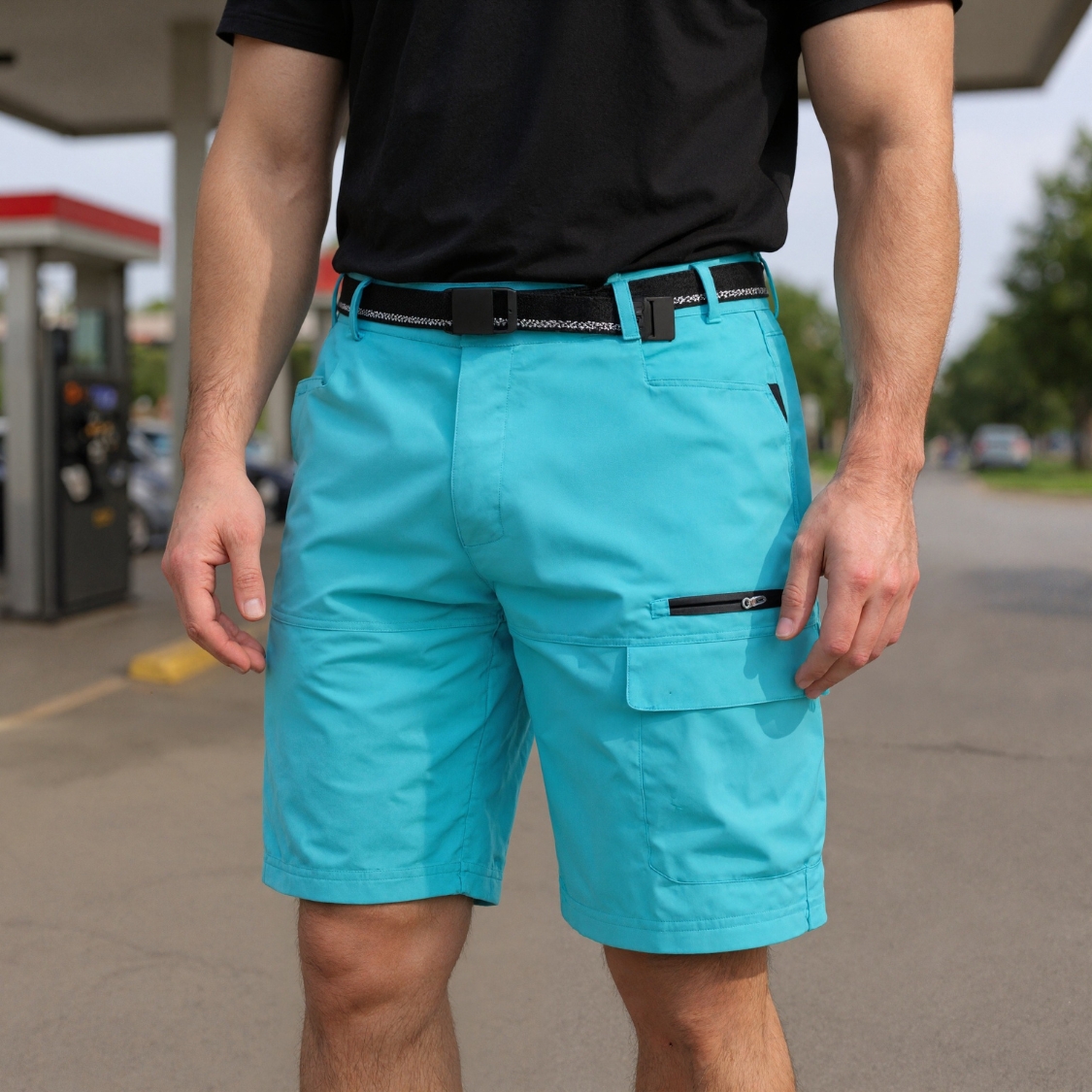 Quick Dry Cargo Pocket Shorts