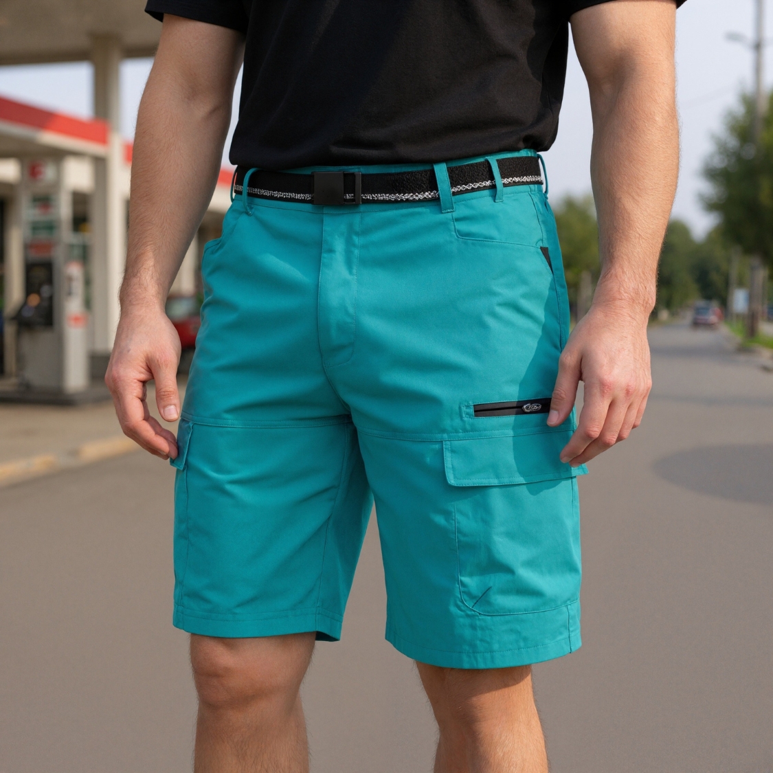 Quick Dry Cargo Pocket Shorts
