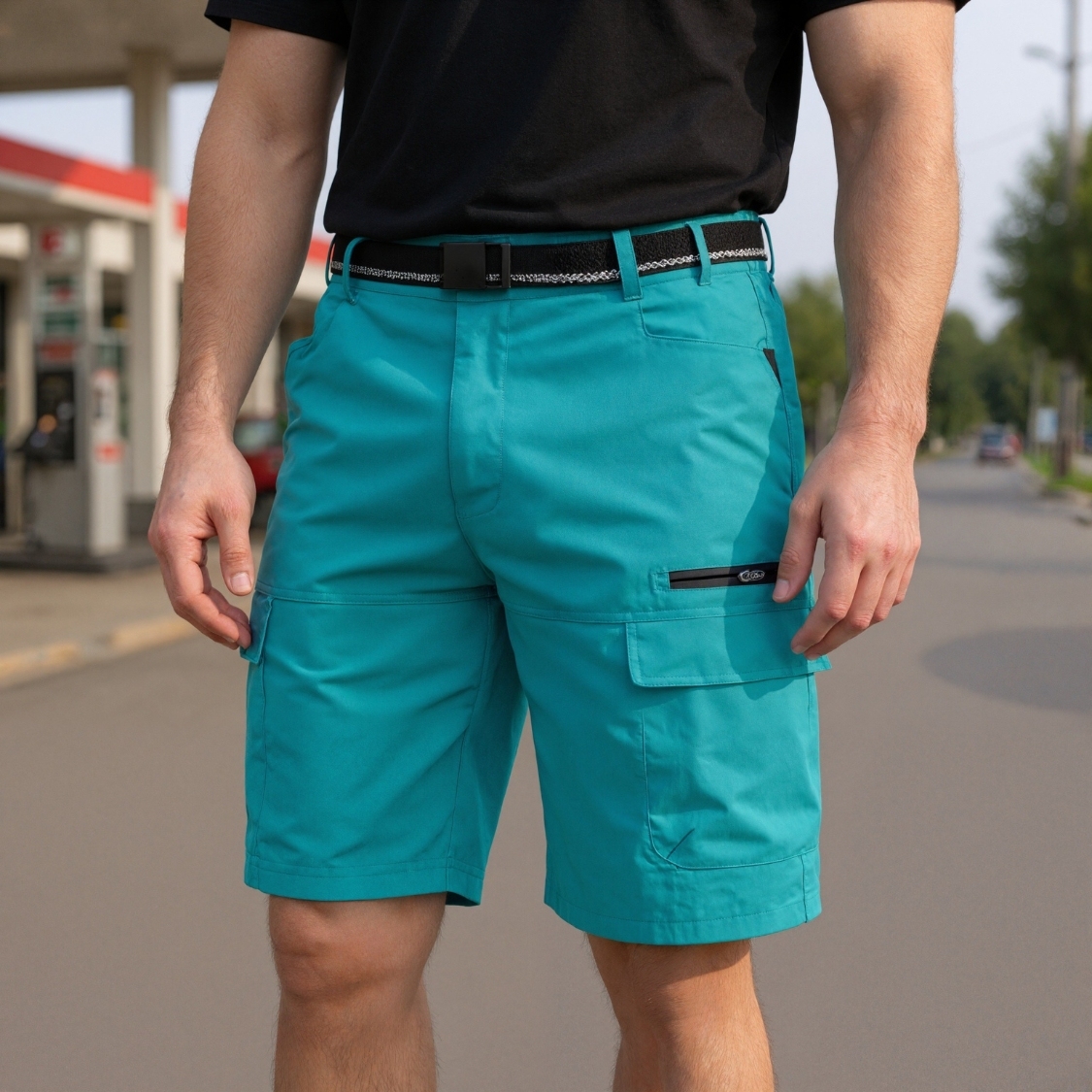 Quick Dry Cargo Pocket Shorts