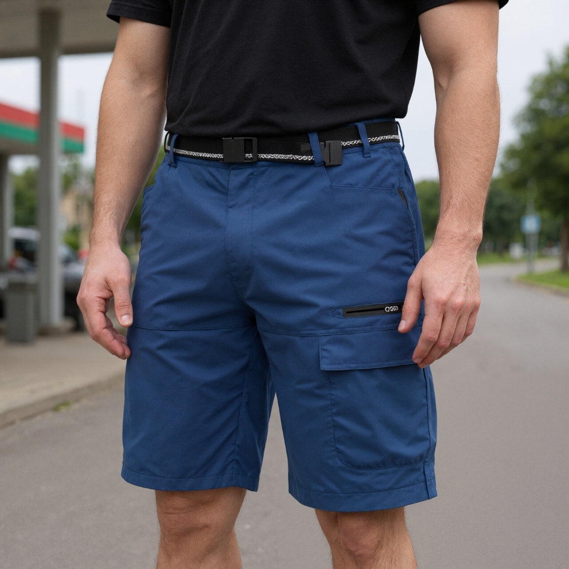 Quick Dry Cargo Pocket Shorts