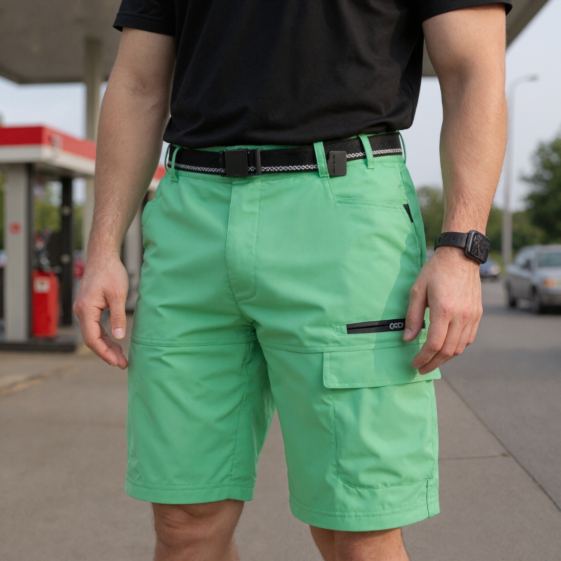 Quick Dry Cargo Pocket Shorts