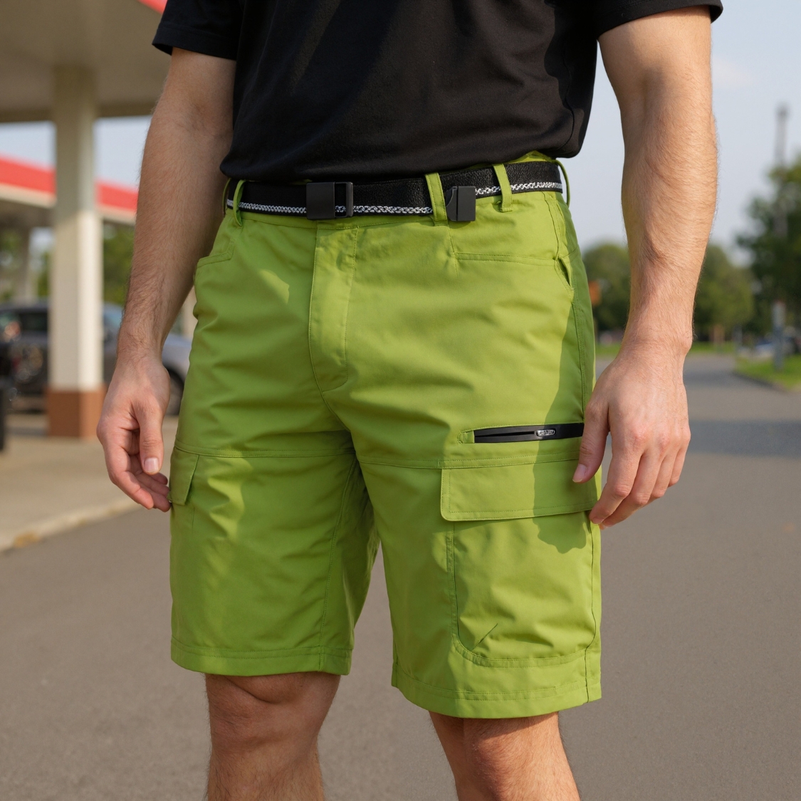 Quick Dry Cargo Pocket Shorts