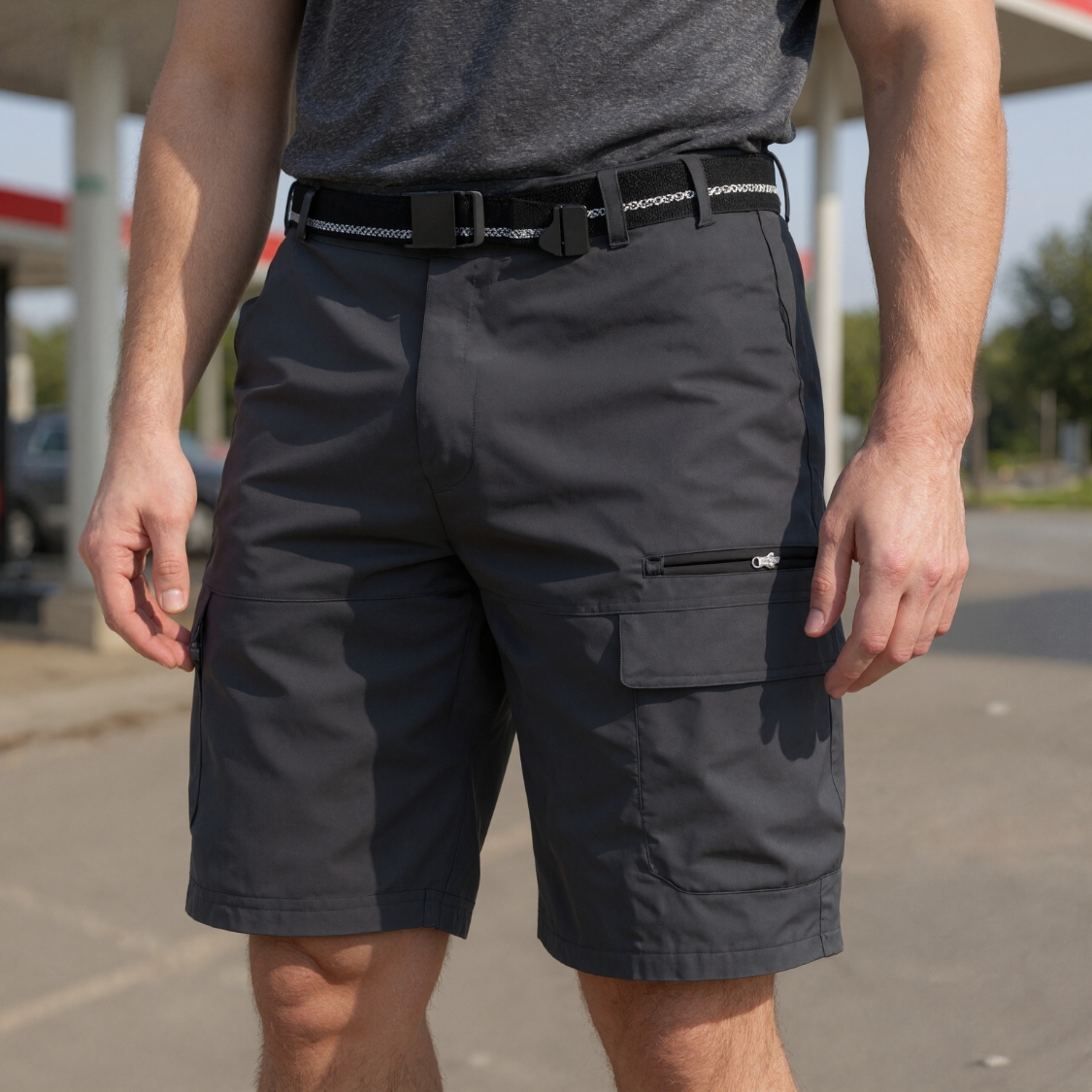 Quick Dry Cargo Pocket Shorts