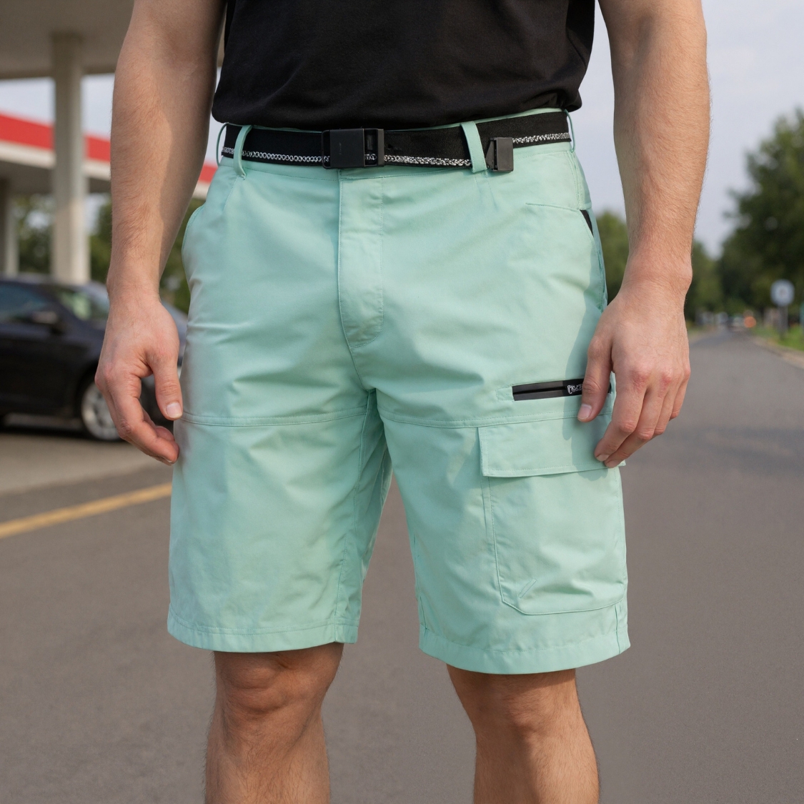 Quick Dry Cargo Pocket Shorts