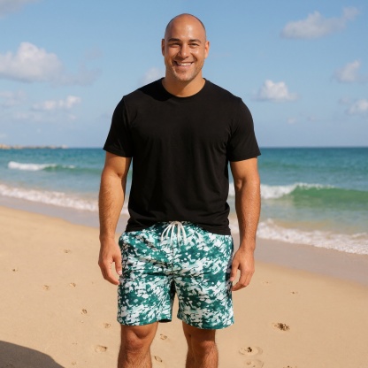 Quick Dry Swim Trunk Comfy Fit
