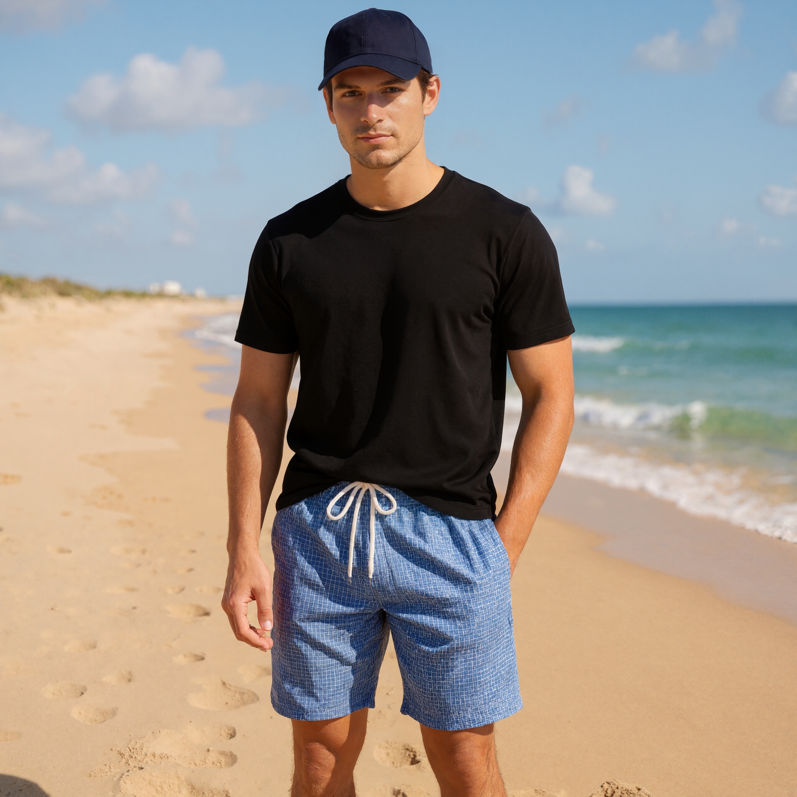 Quick Dry Swim Trunk Comfy Fit