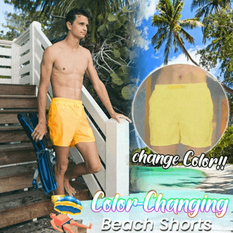 Color changing beach shorts