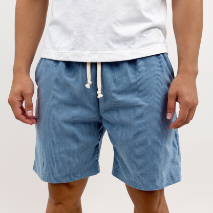 Soft Ribbed Corduroy Lounge Shorts