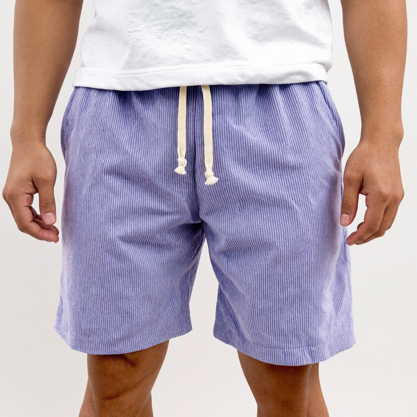 Soft Ribbed Corduroy Lounge Shorts