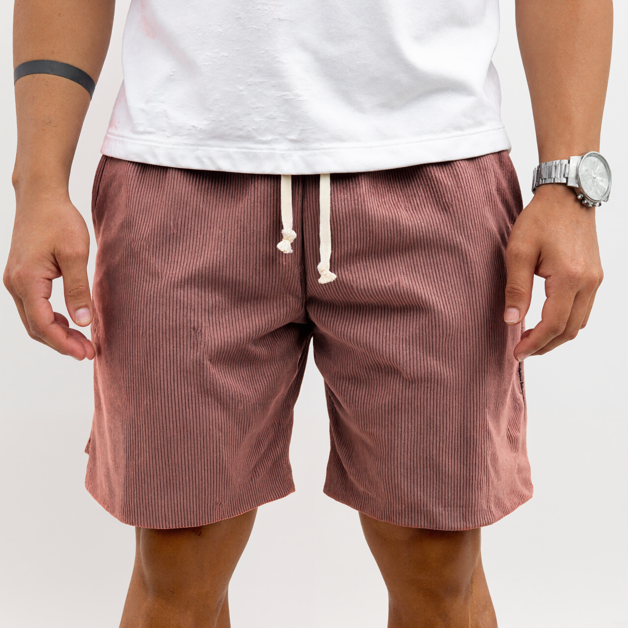 Soft Ribbed Corduroy Lounge Shorts