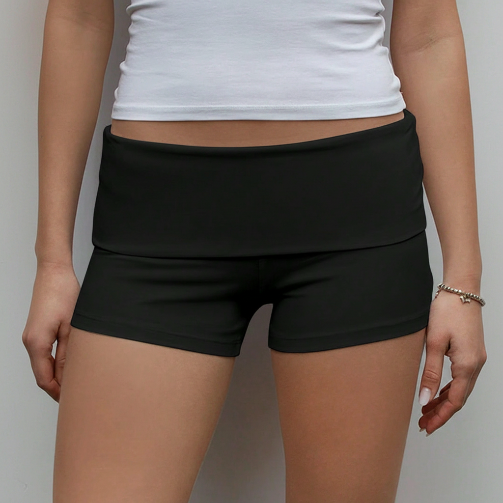 Street Style Casual Hot Shorts Rolled Edge Summer Everyday Wear
