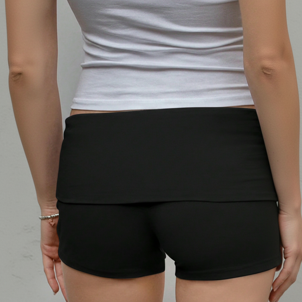 Street Style Casual Hot Shorts Rolled Edge Summer Everyday Wear