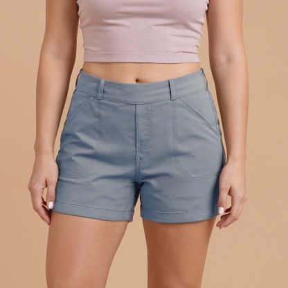 Stretchy Twill Comfy Fit Shorts