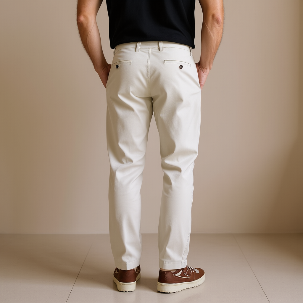 Men’s Athletic Fit Casual Stretch Chino Pants