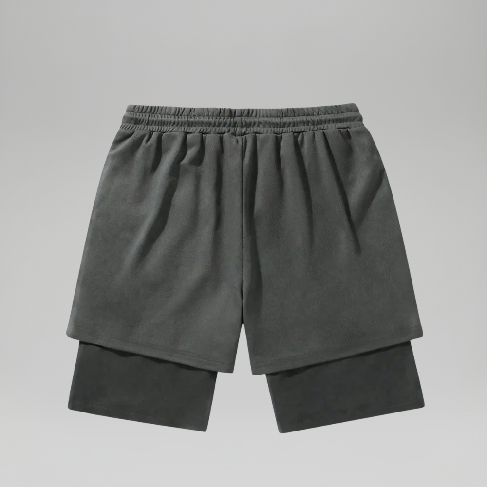 Men's Cross Graphic Knit Drawstring Street Shorts