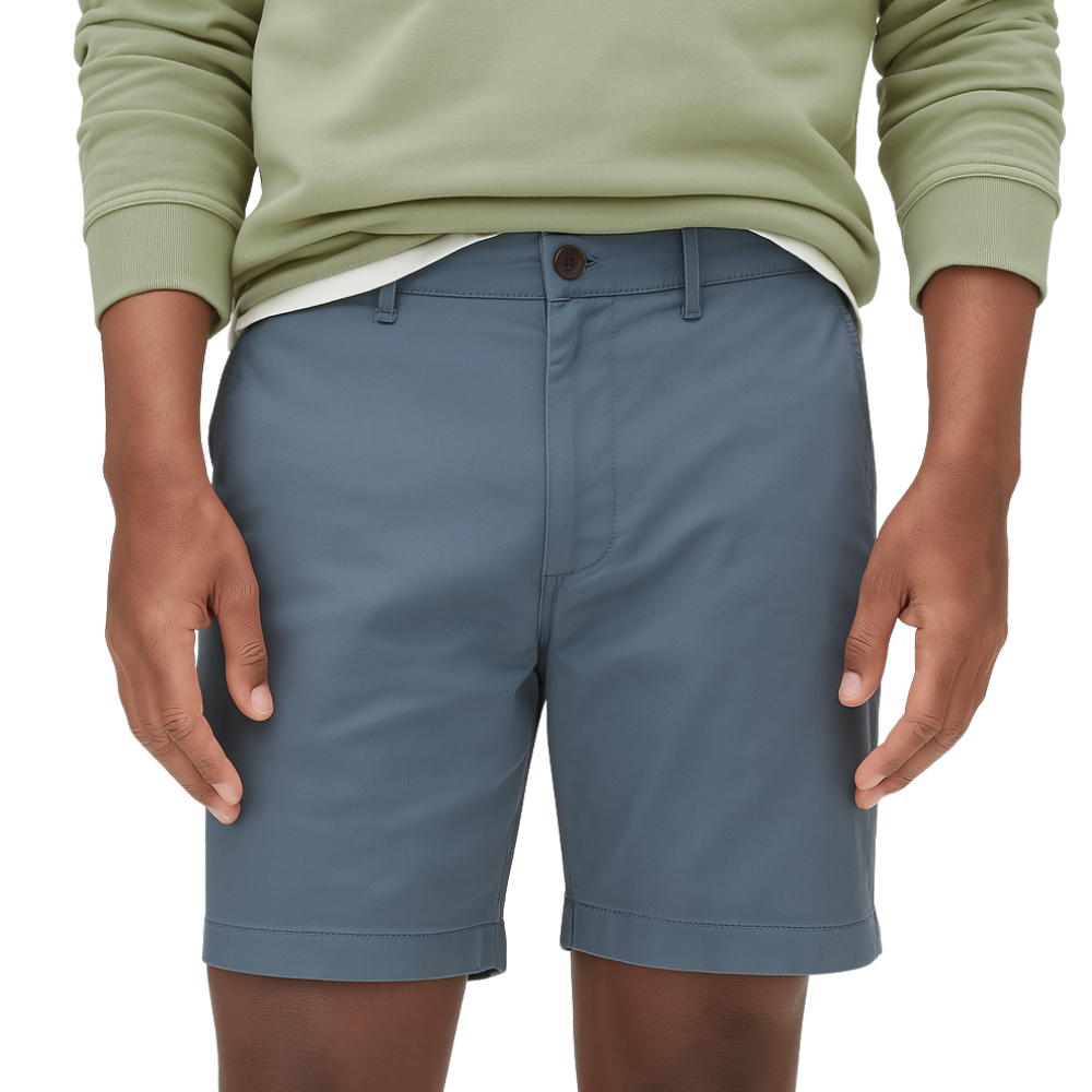 Flex Chino Stretch Cotton Casual Shorts