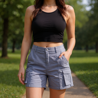 Utility Cargo Shorts Six Pockets