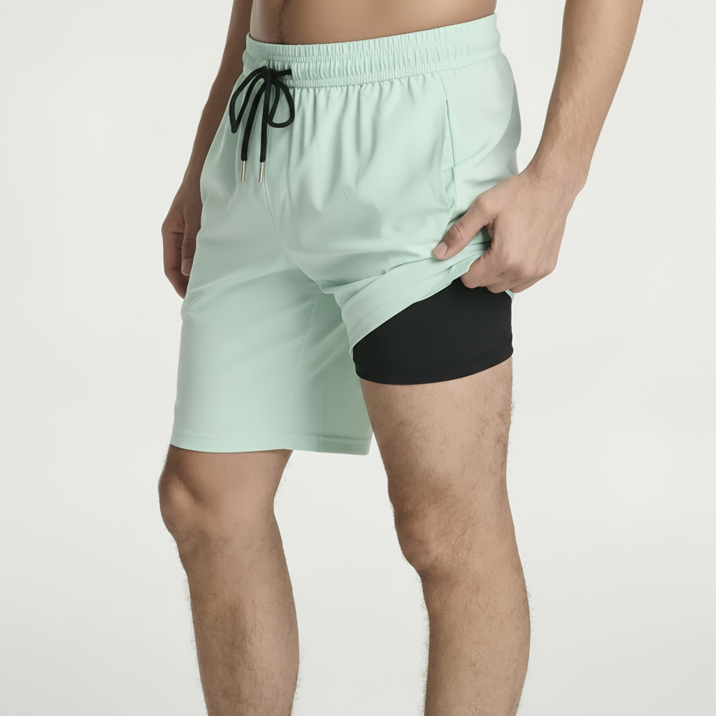 Pack Of 3 Boardshorts With Compression Liner For Men