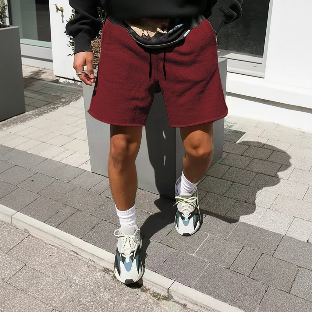 Summer Casual Letter Embroidered Shorts For Men