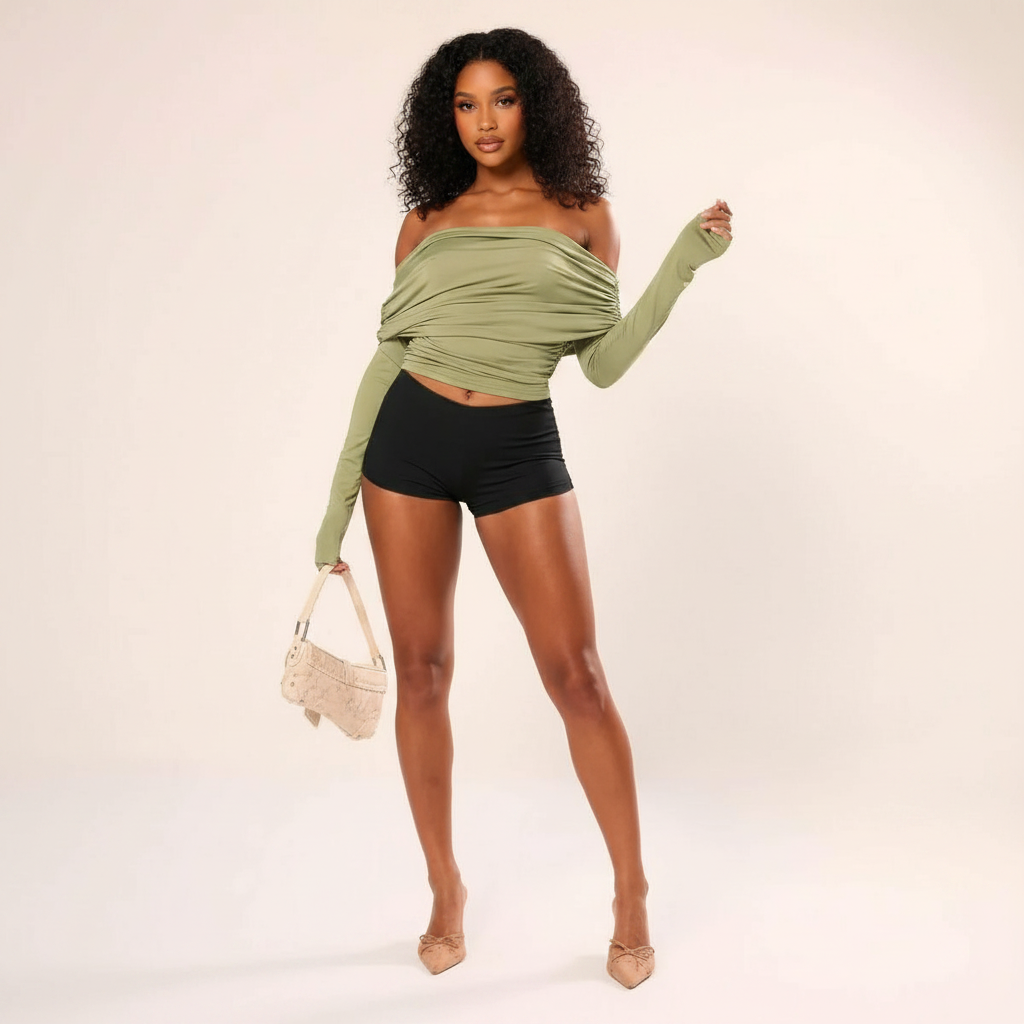Low Rise Boho Micro Mini Shorts