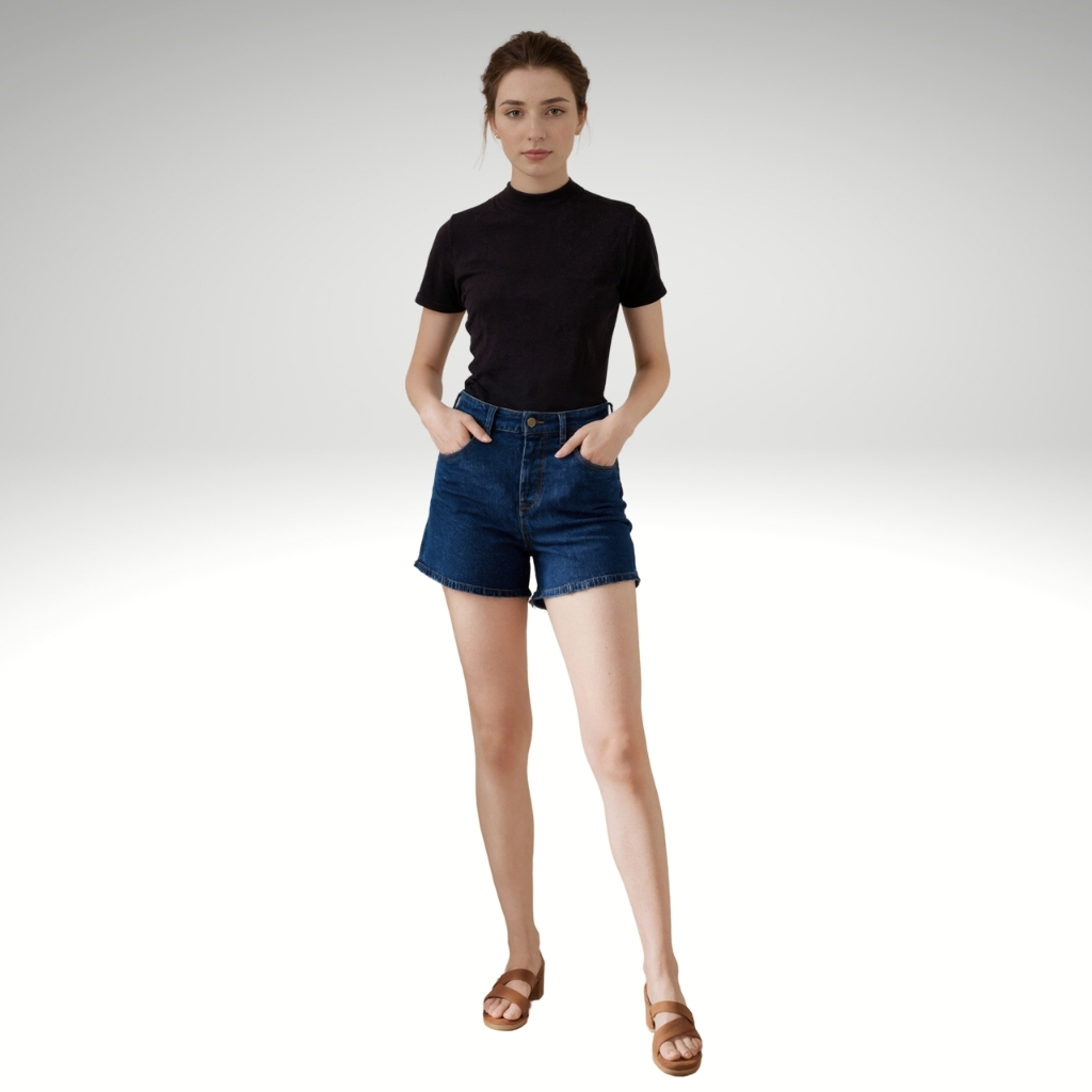 Women’s Heritage Mid-Rise Denim Shorts