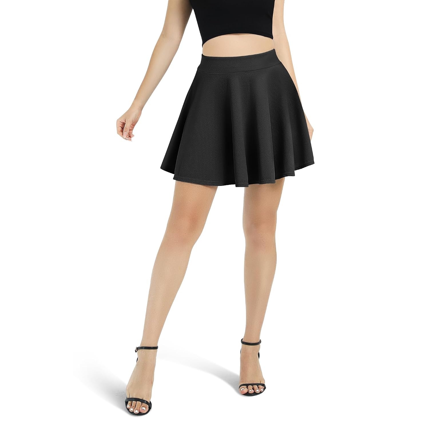 Versatile Casual Flared Skater Skirt For Women