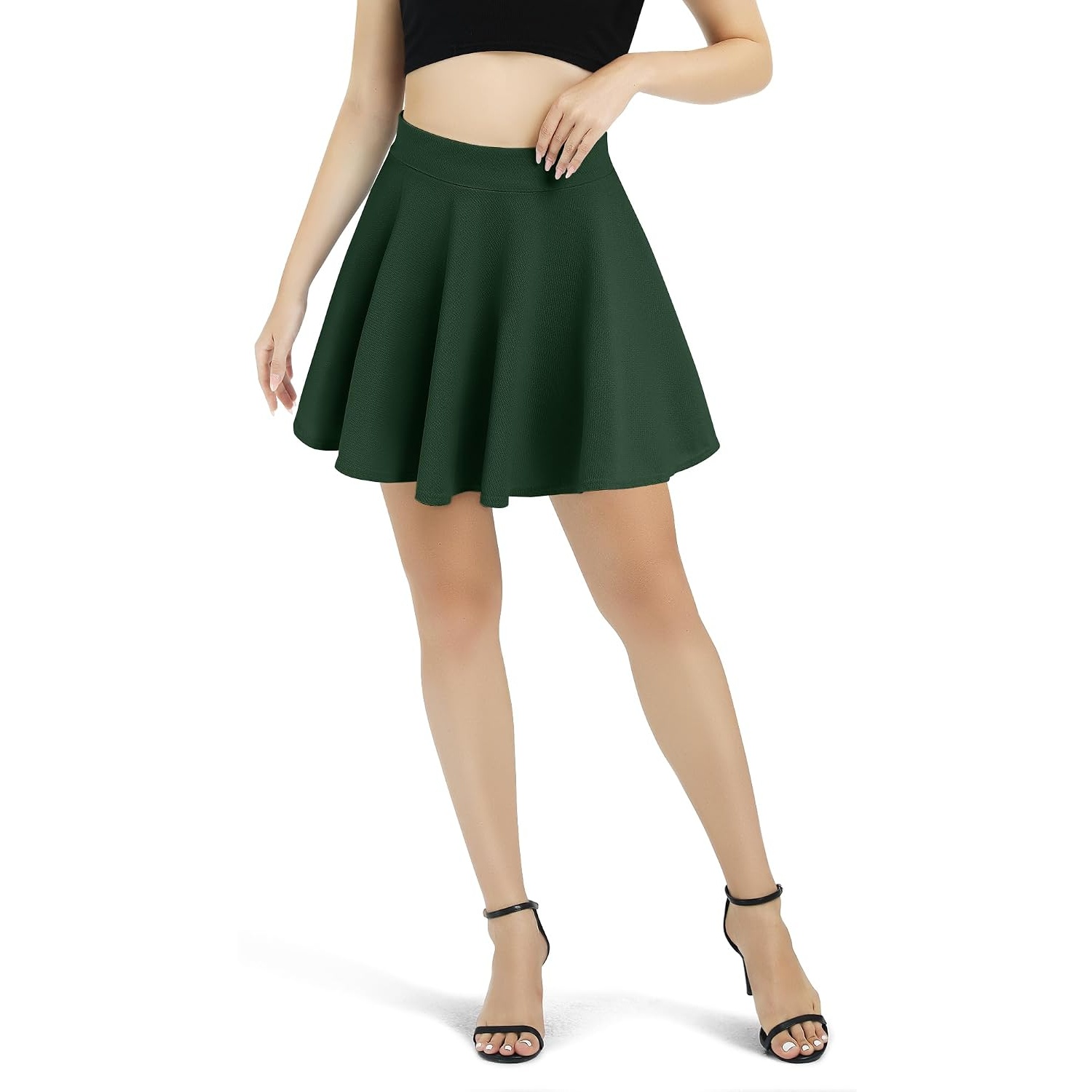 Versatile Casual Flared Skater Skirt For Women