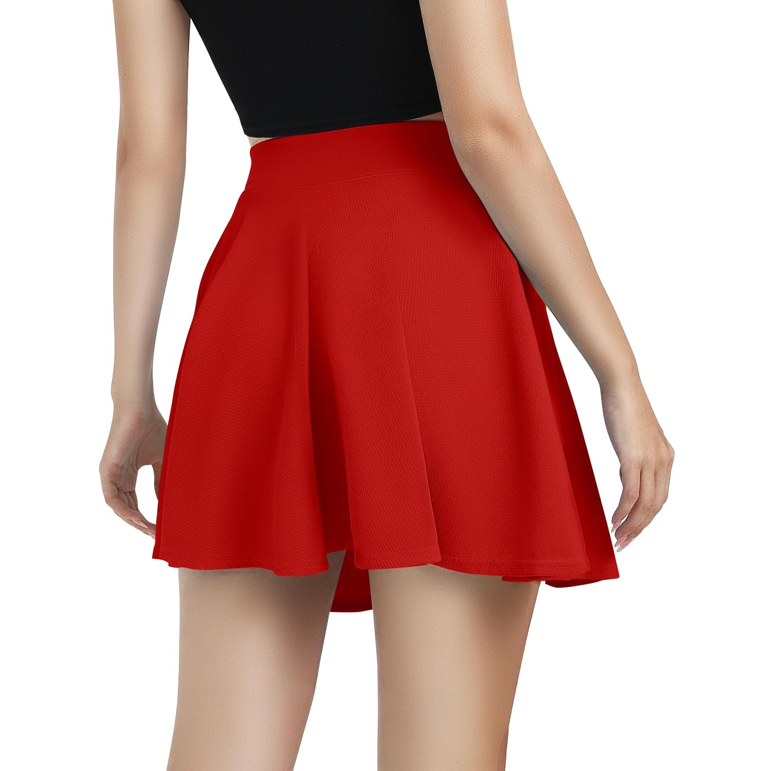Versatile Casual Flared Skater Skirt For Women