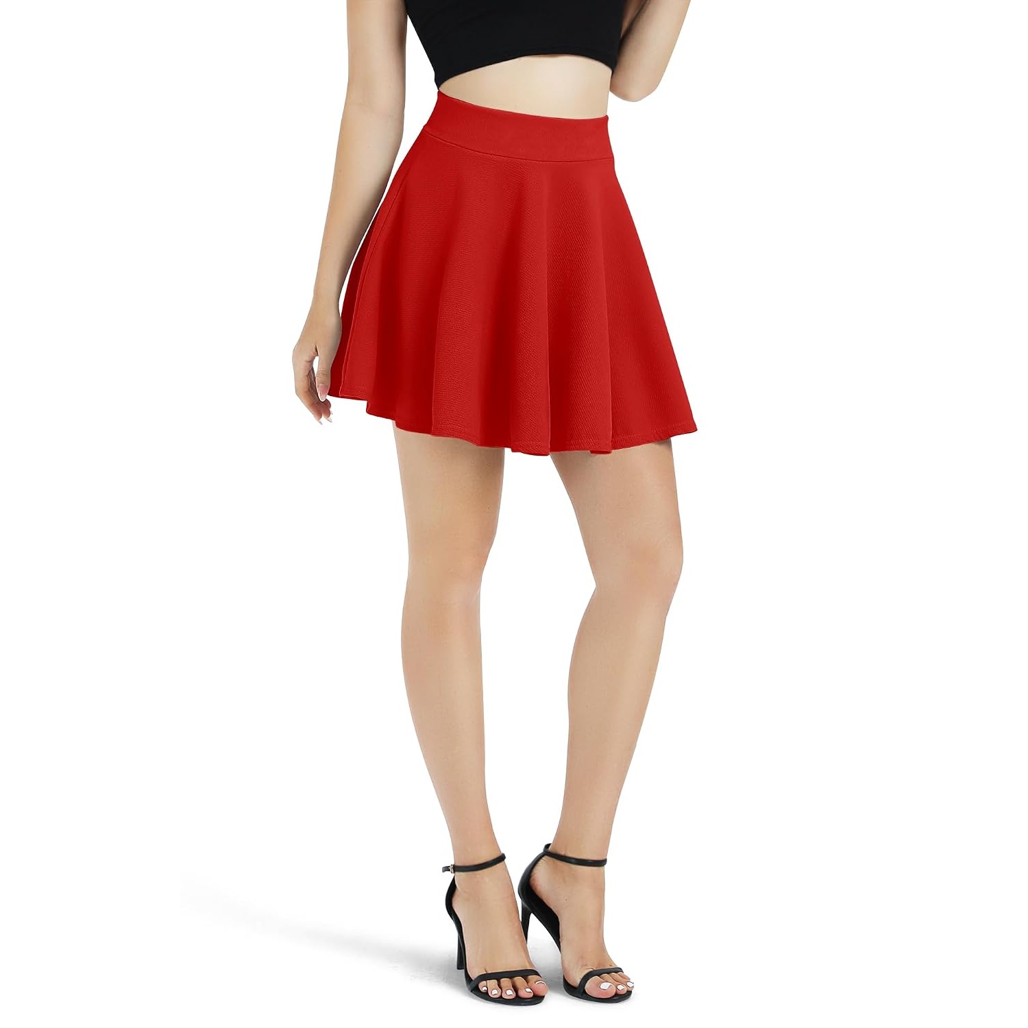 Versatile Casual Flared Skater Skirt For Women