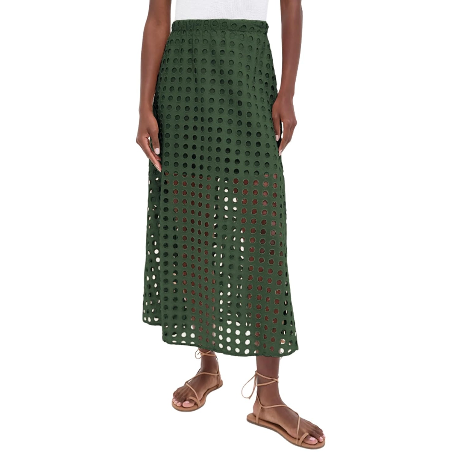 Summer Beach Maxi Skirt With Underneath For Women