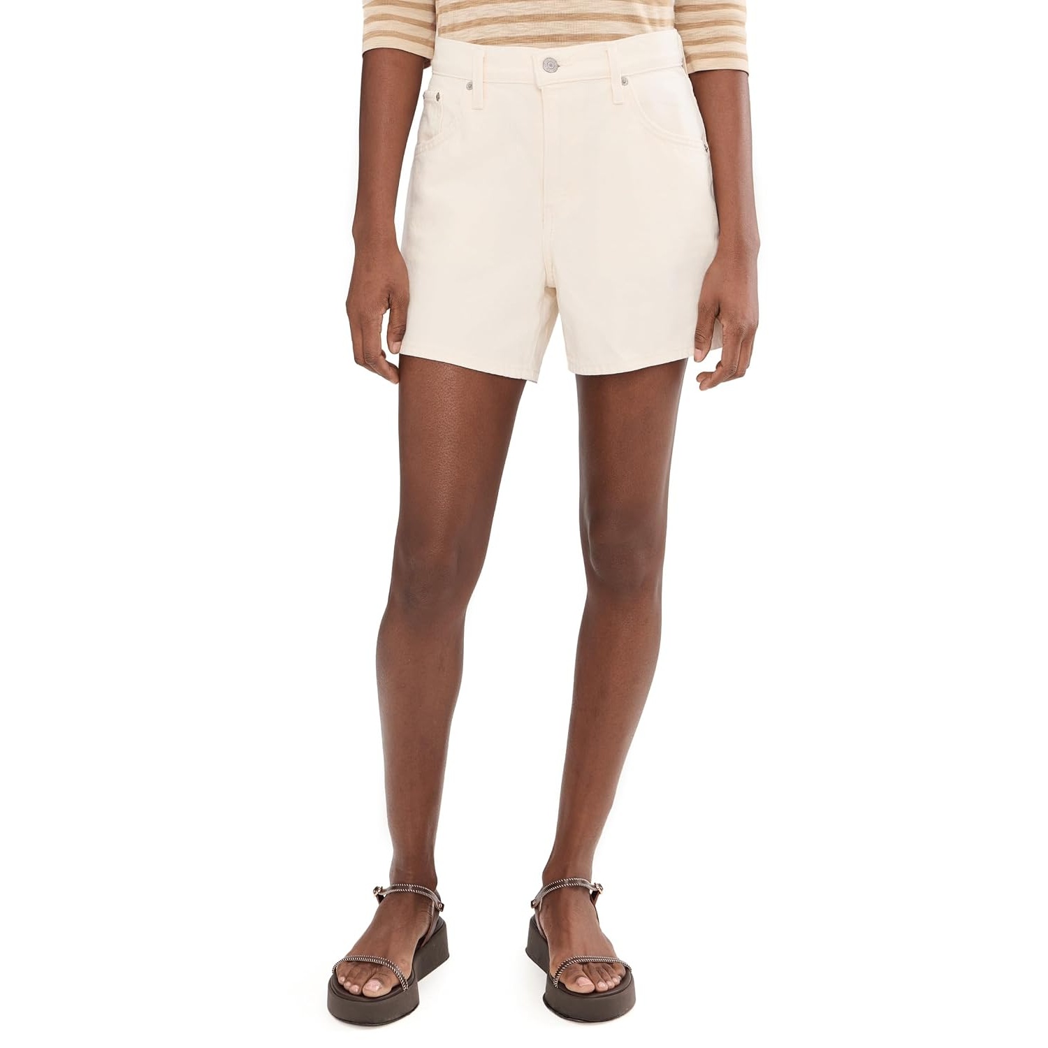 Everyday Casual Denim Shorts With Pockets For Women