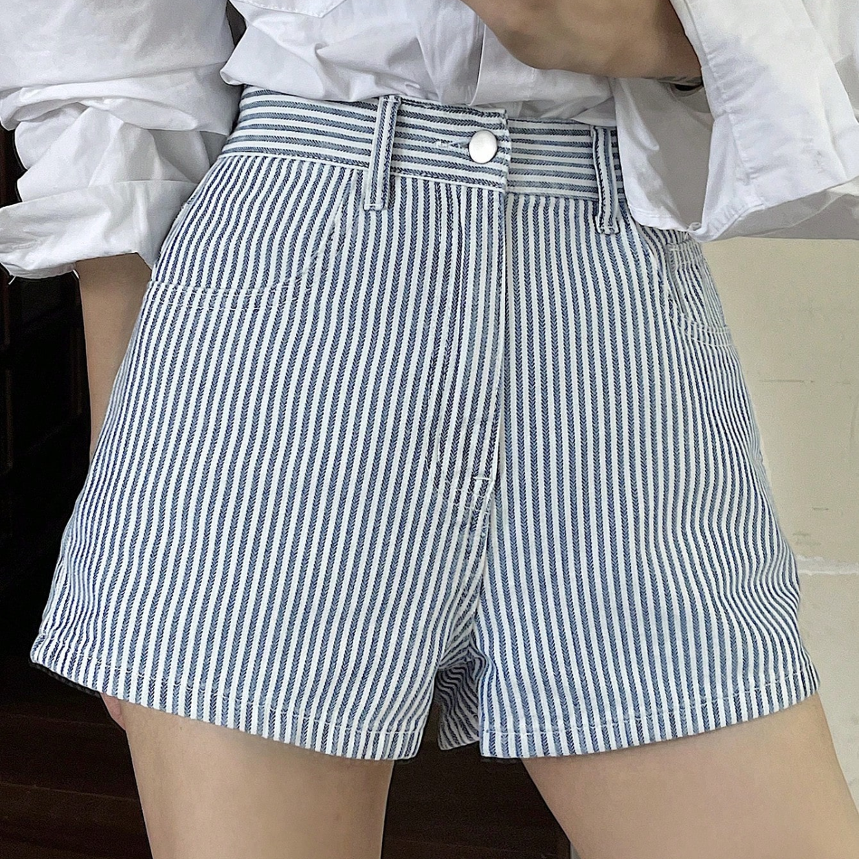 Casual Street Style Denim Shorts For Women