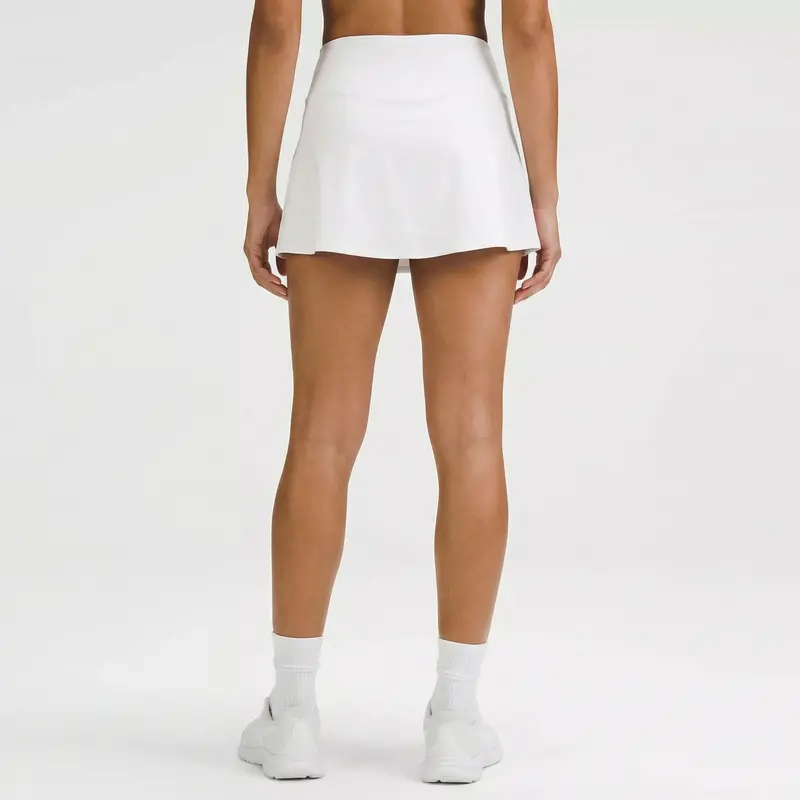 High Rise Tennis Skirt For Women With Built In Pocket Shorts