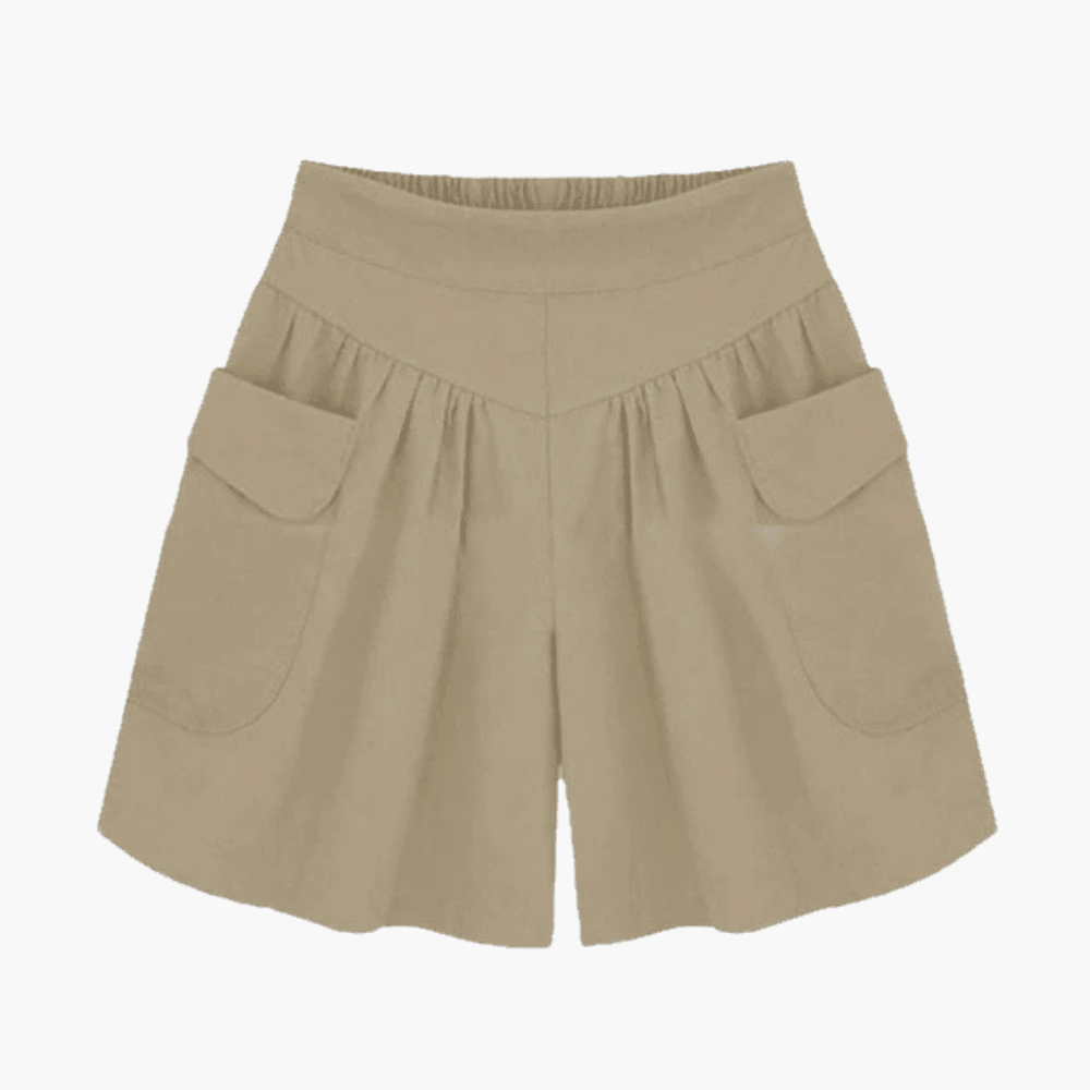 Ruffle Pocket Shorts-The Comfy Shorts