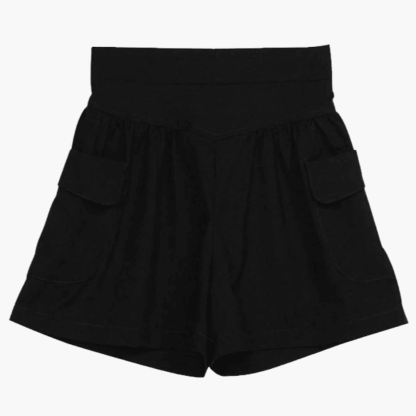 Ruffle Pocket Shorts-The Comfy Shorts