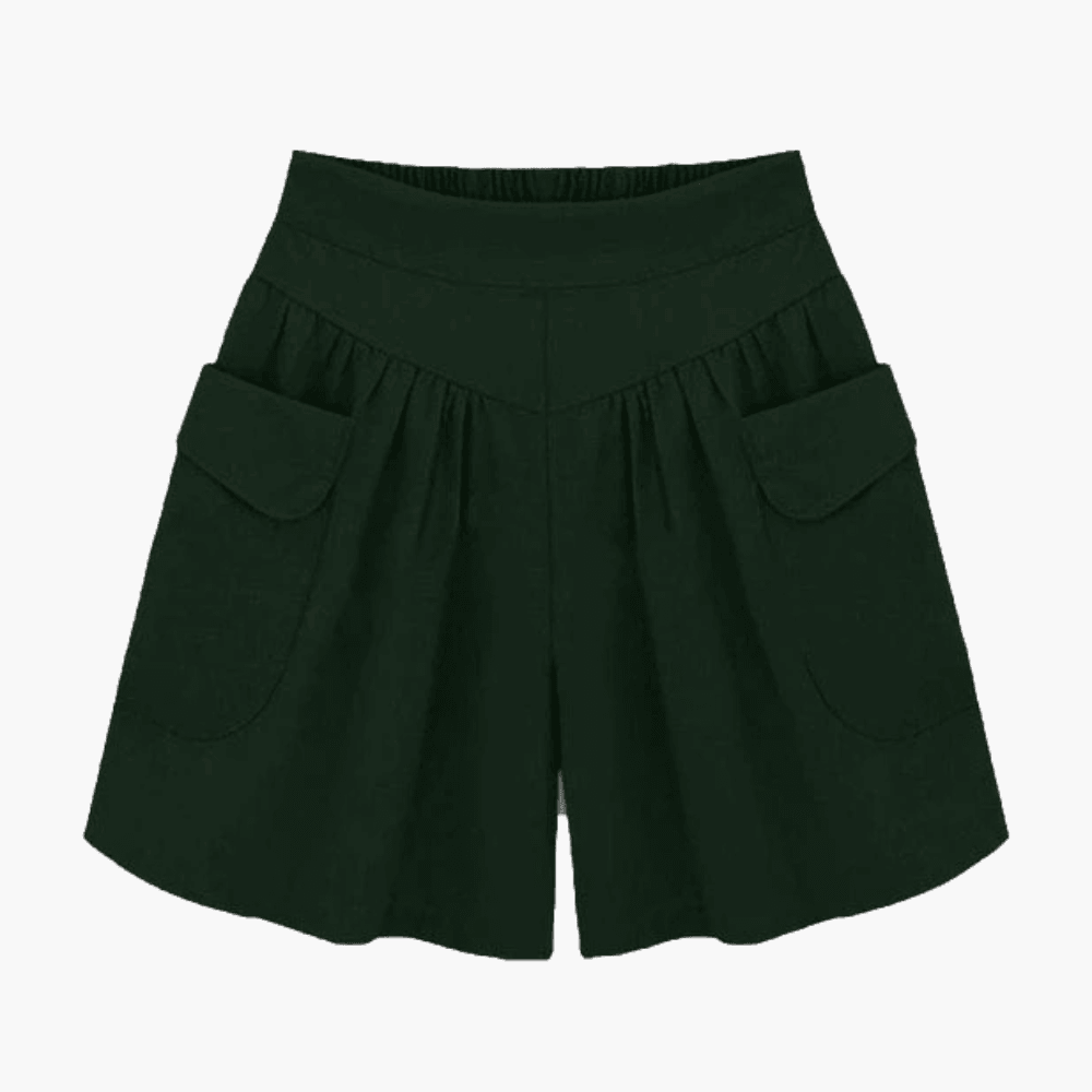 Ruffle Pocket Shorts-The Comfy Shorts