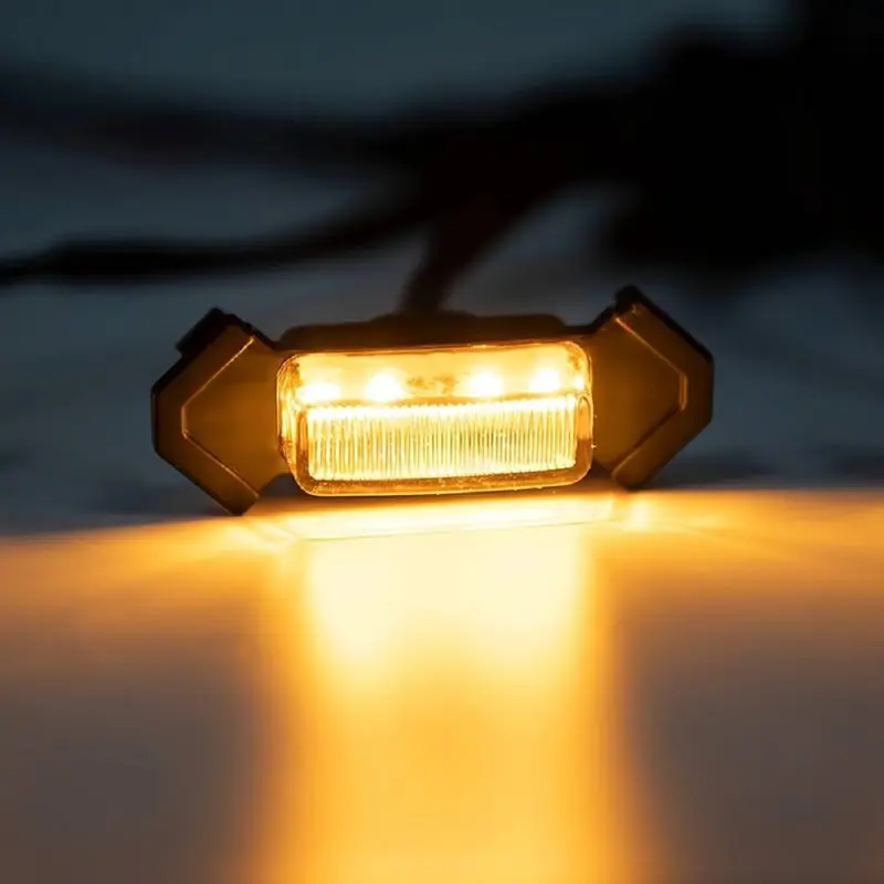 4 Piece Raptor Style LED Car Front Grille Lights Set With Harness