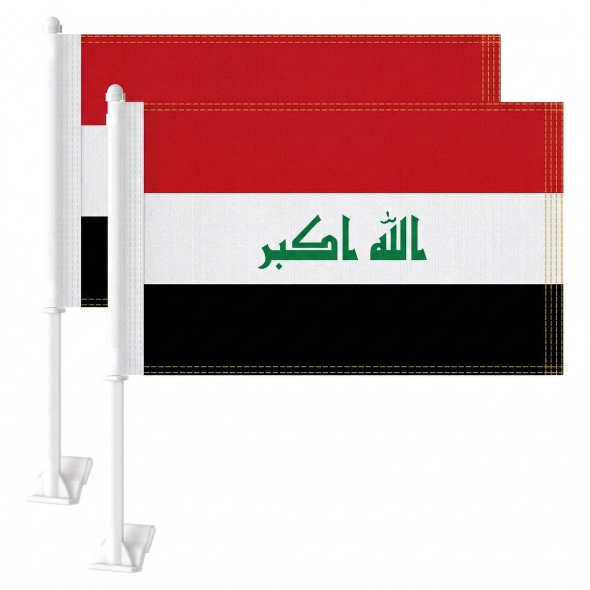 Official FIFA 2026 Iraq Car Flag