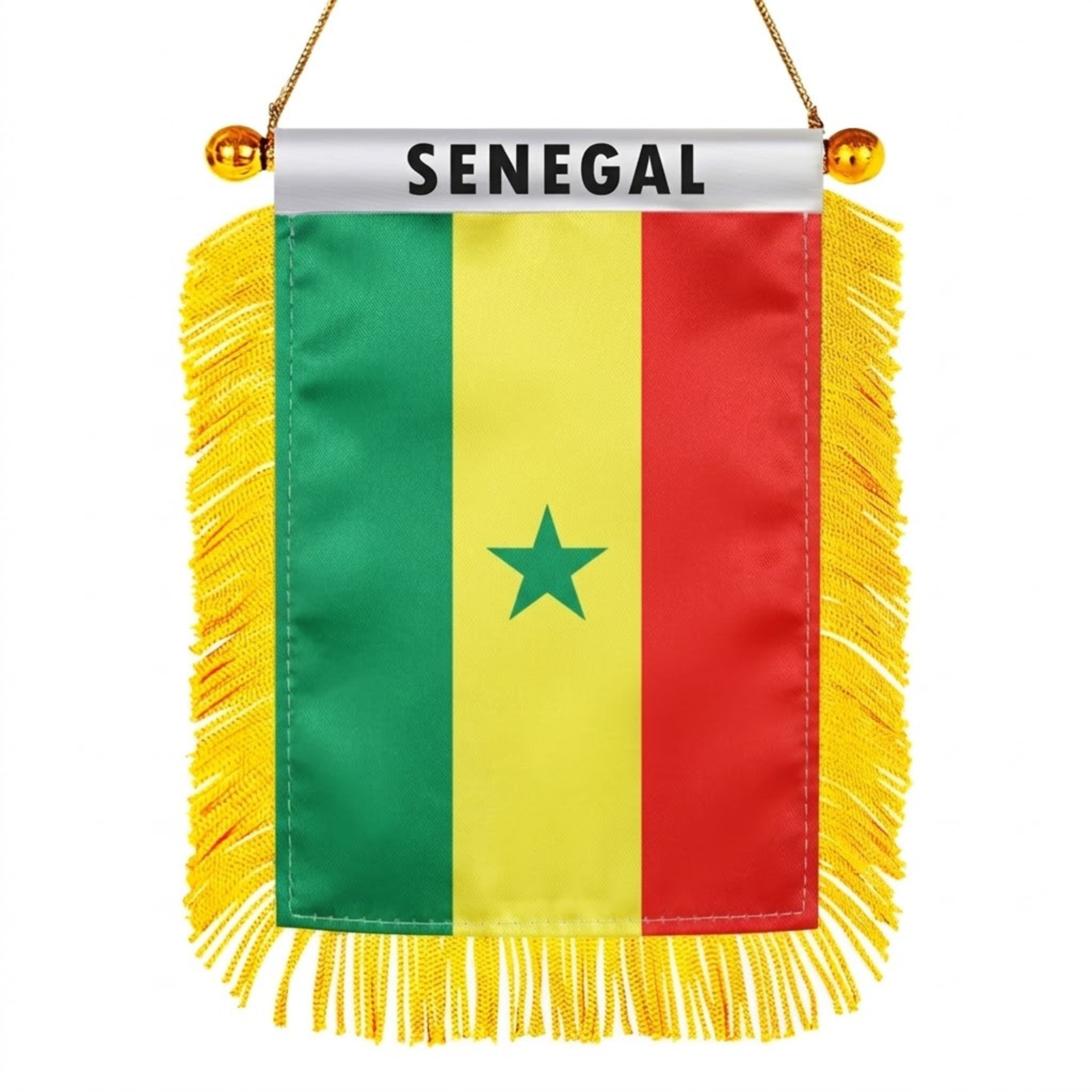 Official FIFA 2026 Senegal Car Window Mini Decorative Flag