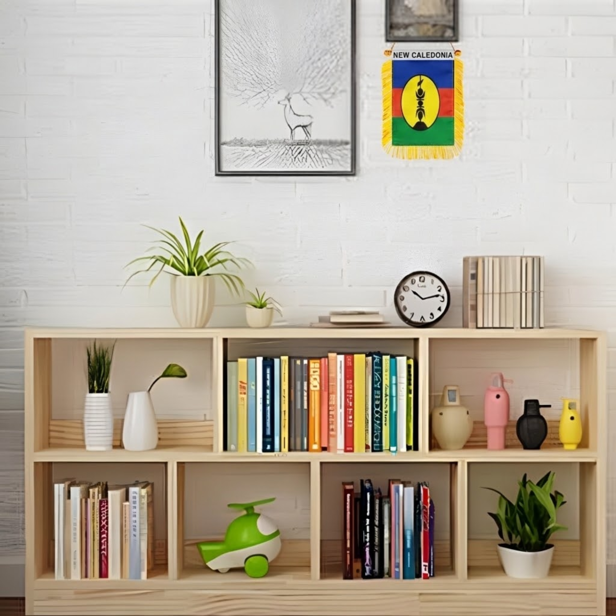 Official FIFA 2026 New Caledonia Car Window Mini Decorative Flag