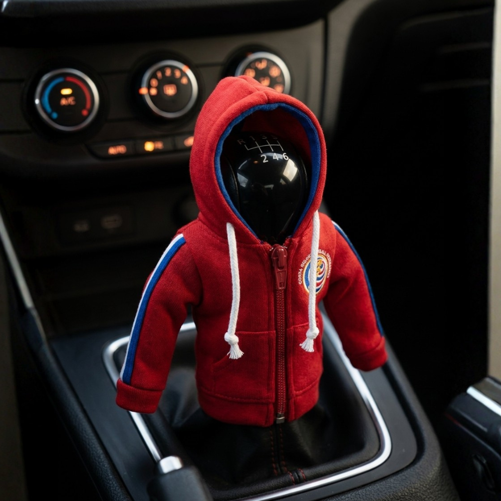 Costa Rica Gear Shift Hoodie Cover, La Sele Road-Trip Fan Decor