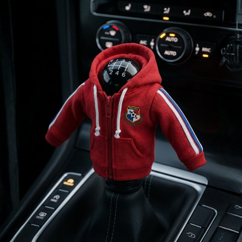 Panama Gear Shift Hoodie Cover, Marea Roja Fan Decor for World Cup 2026