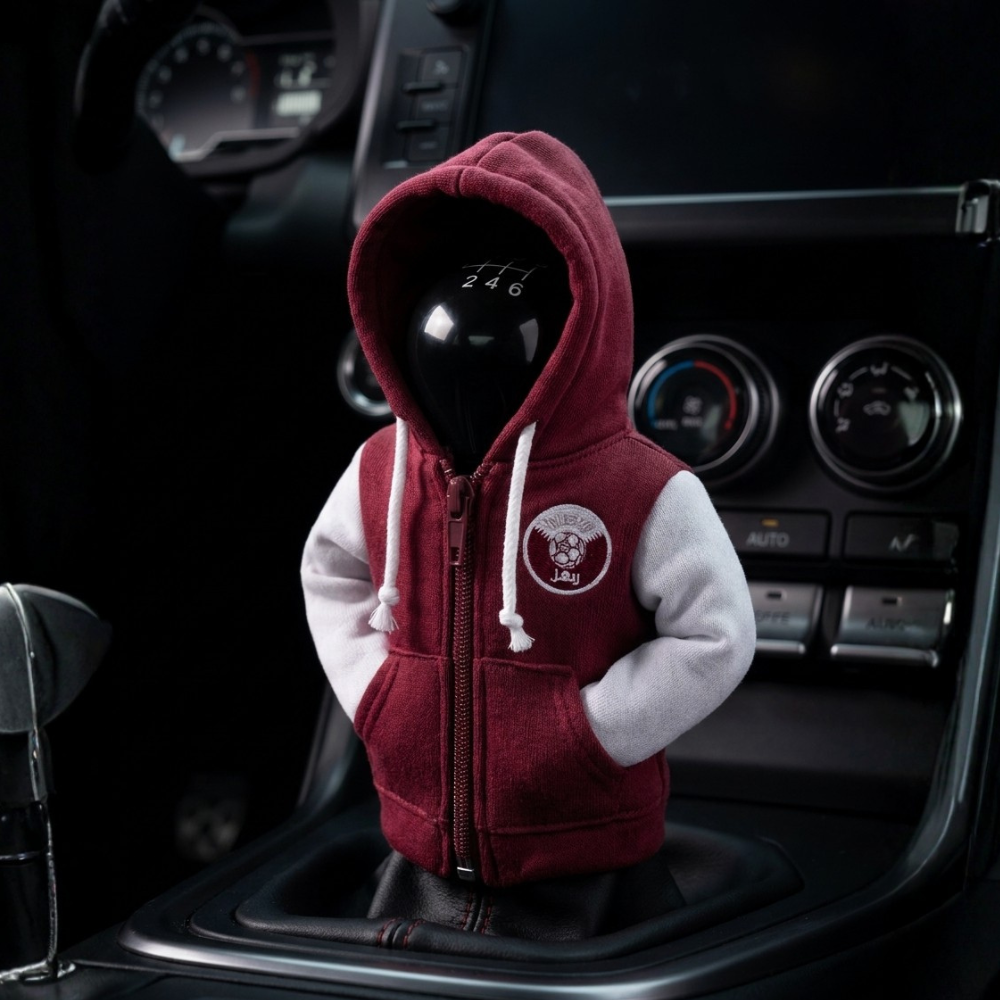 Qatar Gear Shift Hoodie Cover, Al-Annabi Maroon Fan Tribute for World Cup 2026