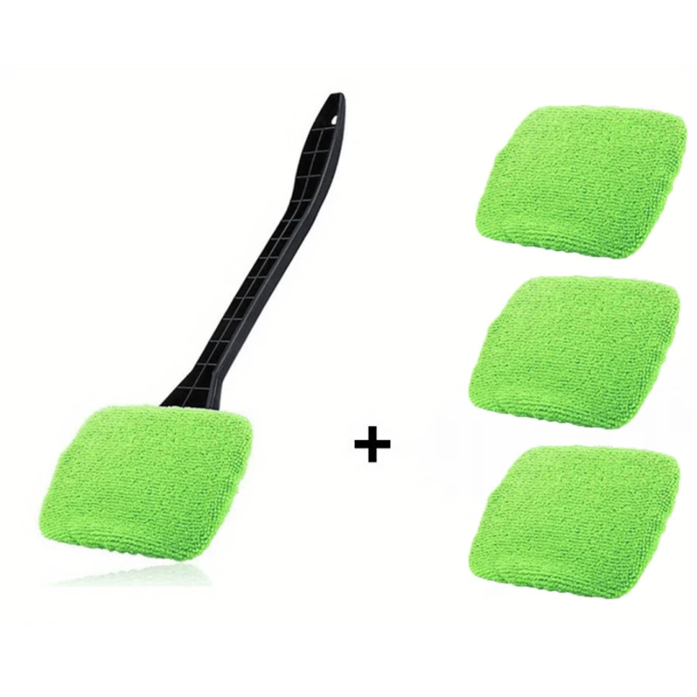 Car Windshield Defogging Brush With Detachable Pad