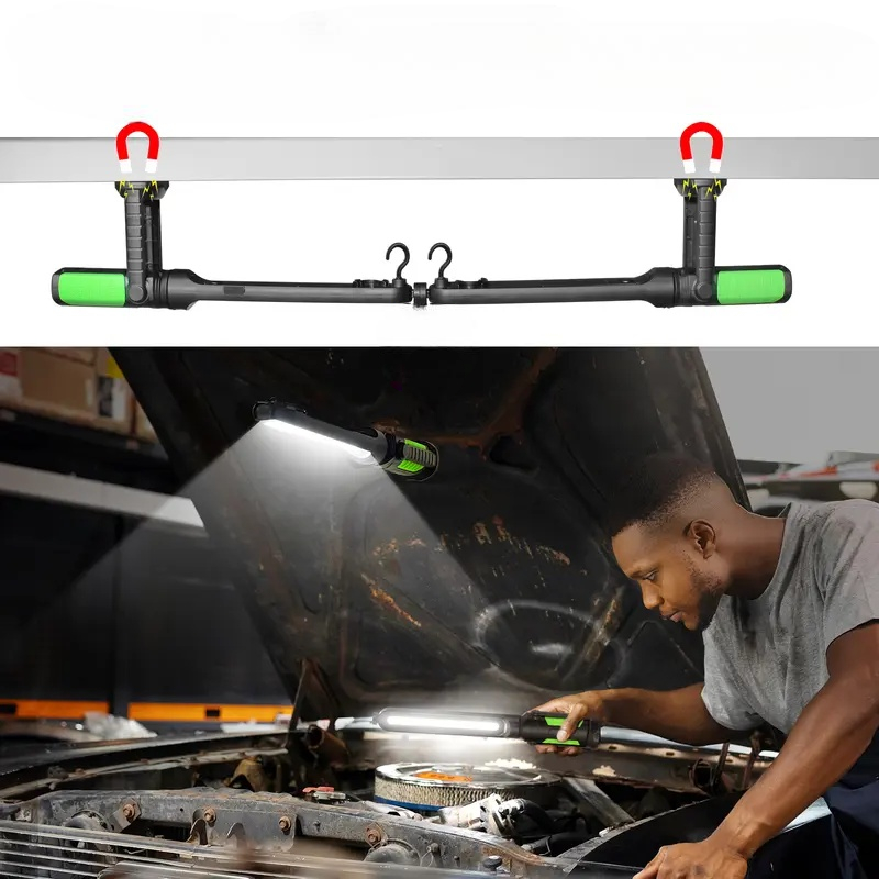 Rechargeable 4400Mah LM USB Magnetic Work Light Bar For Mechanics