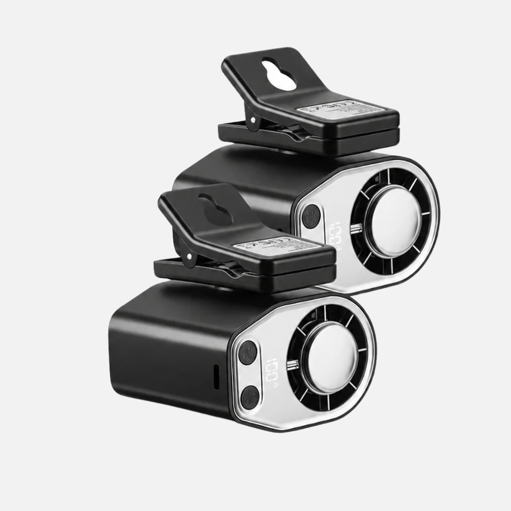 Rechargeable Clip On Adjustable Cooling Car Fan