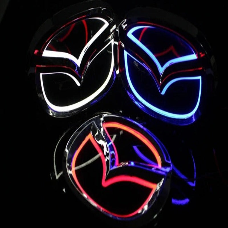 LED Light Up Mazda Emblem-Car Door Sills