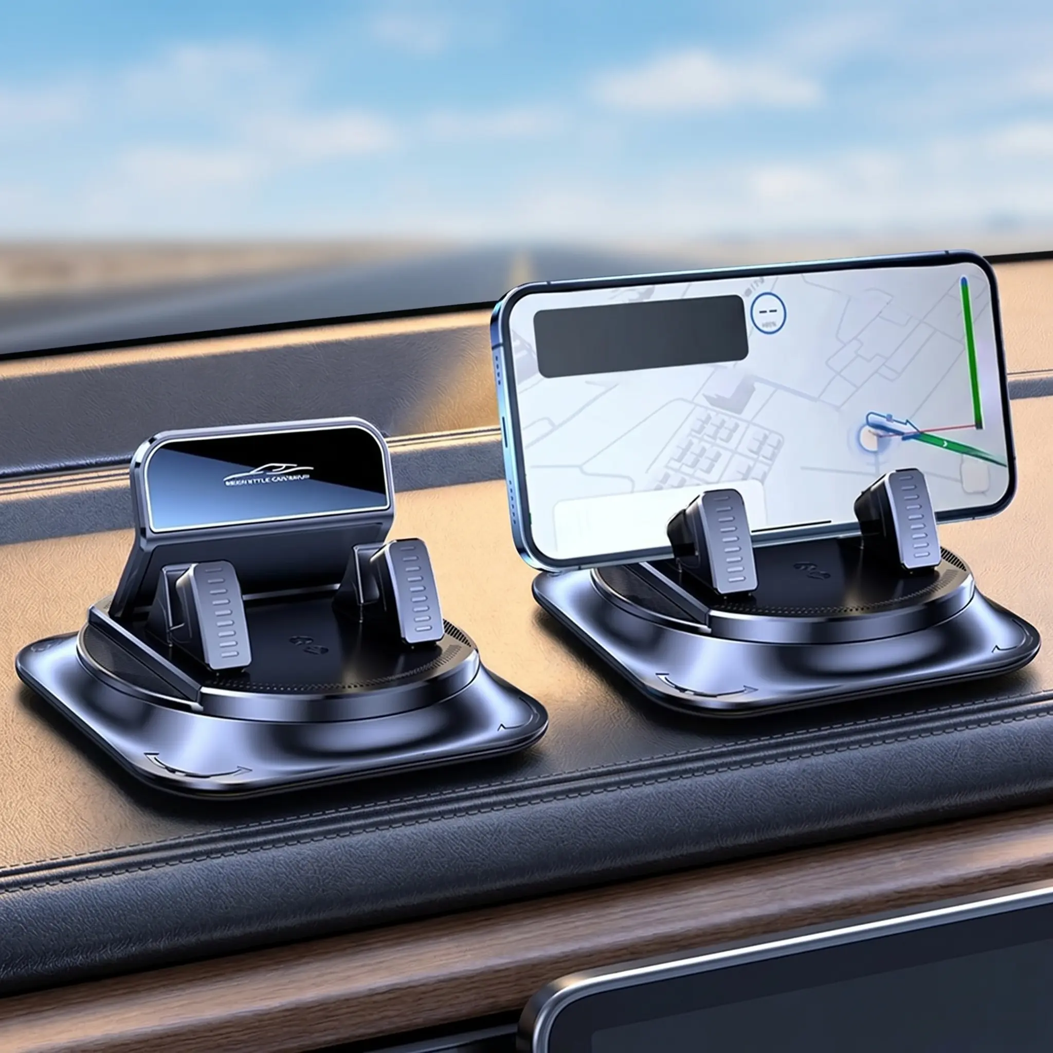 Non Slip Adjustable Dashboard Mount Car Phone Holder