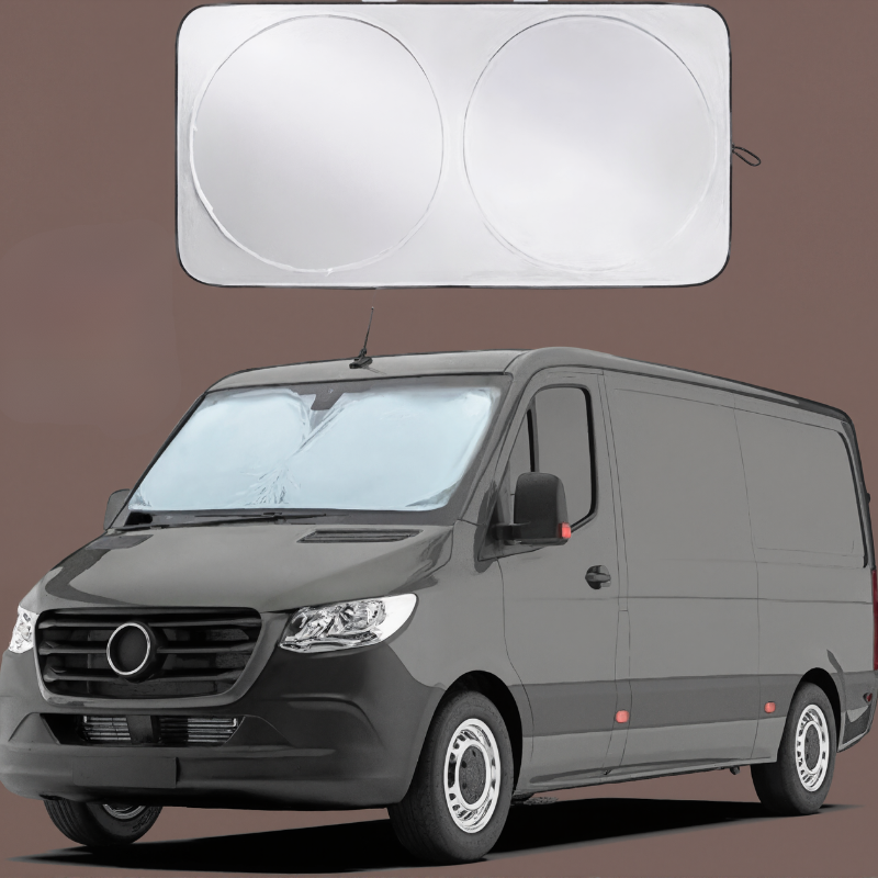 Universal Windshield Sunshade Blocks 99% Heat and Keeps Interior Cool for Cars SUVs and Trucks